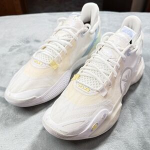 Li-Ning Way Of Wade Shoes Mens Size 9.5 White Basketball Sneakers ABAU023-2